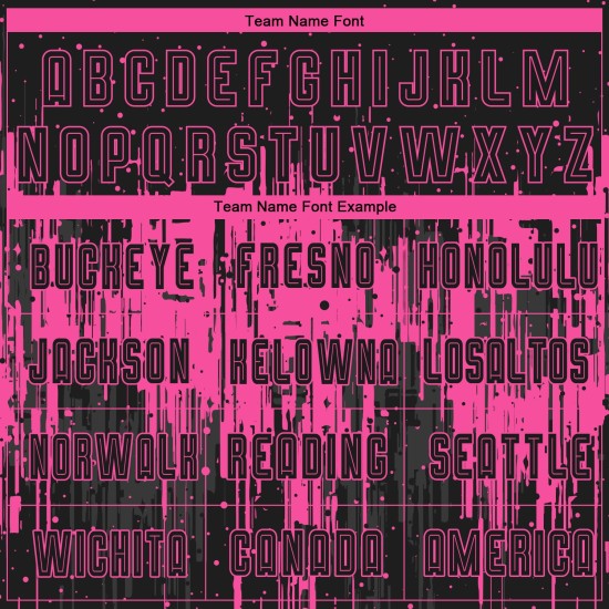 Custom Black Sublimation Jersey Uniform Soccer Pink