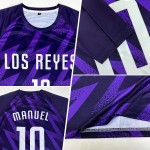 Jersey Purple White Soccer Custom Uniform Sublimation