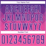 Soccer Sublimation Custom Pink Uniform Jersey Purple-White