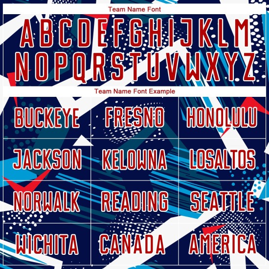 Uniform Jersey Custom Soccer Sublimation Navy Red-White