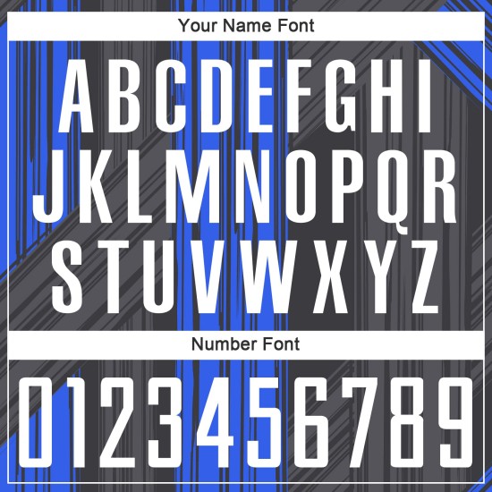 Custom Jersey Soccer Uniform Black Sublimation White-Royal