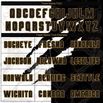 Pattern Scratch Black-Old Gold Uniform Custom Jersey Soccer Sublimation Graffiti