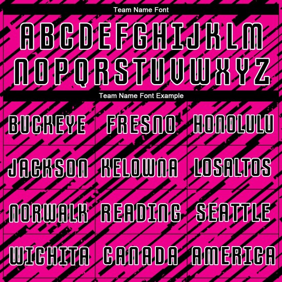 Sublimation Jersey Black-White Uniform Custom Soccer Pink