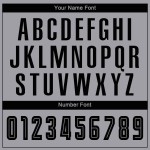 Custom Soccer Black-Camo Gray Jersey Sublimation Uniform