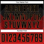 Uniform Gold Custom Sublimation Jersey Black-Old Red Soccer