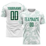 Jersey Sublimation Kelly White Uniform Custom Green Soccer Jersey Sublimation Kelly White Uniform Custom Green Soccer