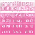 White Jersey Uniform Soccer Custom Sublimation Pink