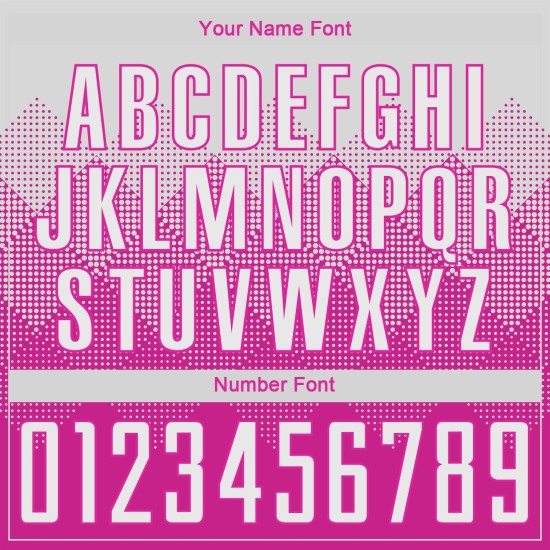 Uniform White Deep Pink Custom Sublimation Soccer Jersey