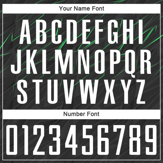 Black Custom White-Neon Soccer Jersey Uniform Sublimation Green