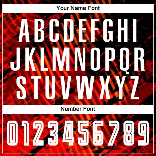 Red White-Black Custom Uniform Jersey Soccer Sublimation