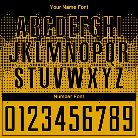 Sublimation Custom Soccer Gold Uniform Black Jersey